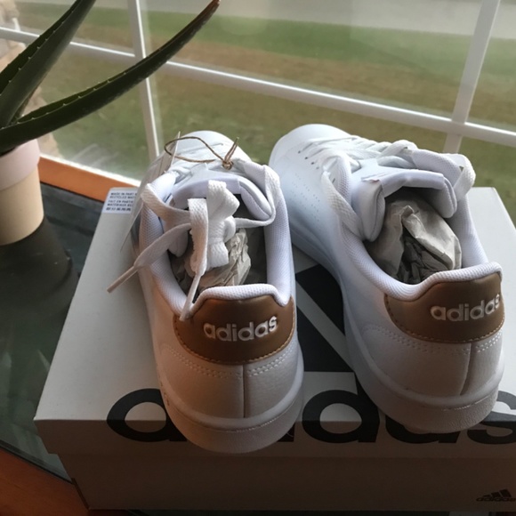 Adidas Advantage Tennis Shoes Copper Metallic - Picture 4 of 6
